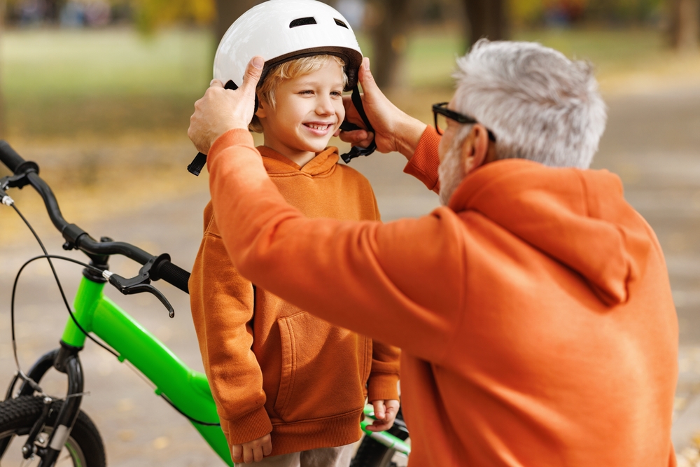 Photo of Child Wearing Helmet