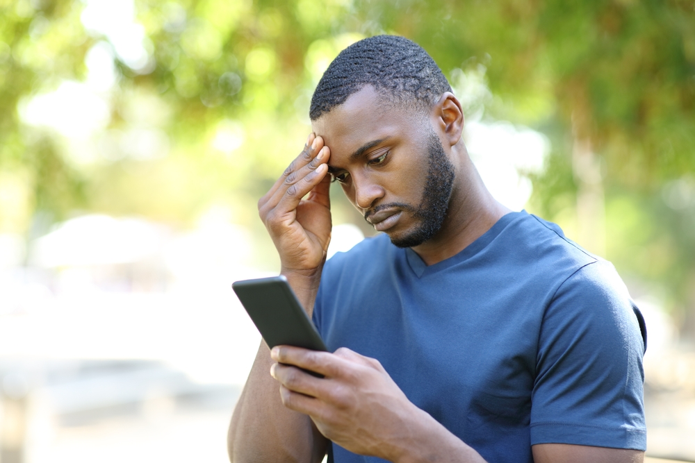 Photo of a Worried Man