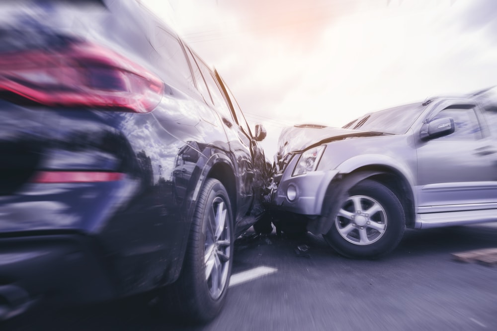 Car t-bone accident.